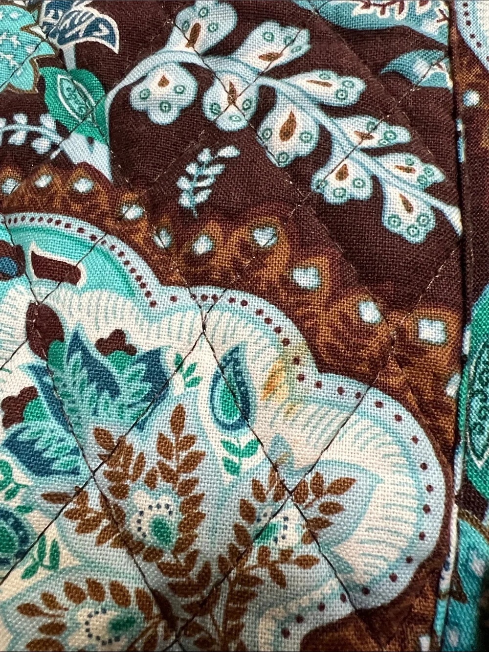 Vera Bradley Laptop Bag in Retired Java Blue Pattern